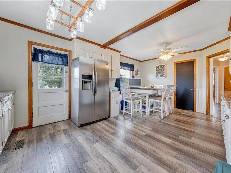 2015 Laura Road Northwest Roanoke, VA 24017 - Photo 10 of 32 a kitchen with stainless steel appliances granite countertop a refrigerator and microwave