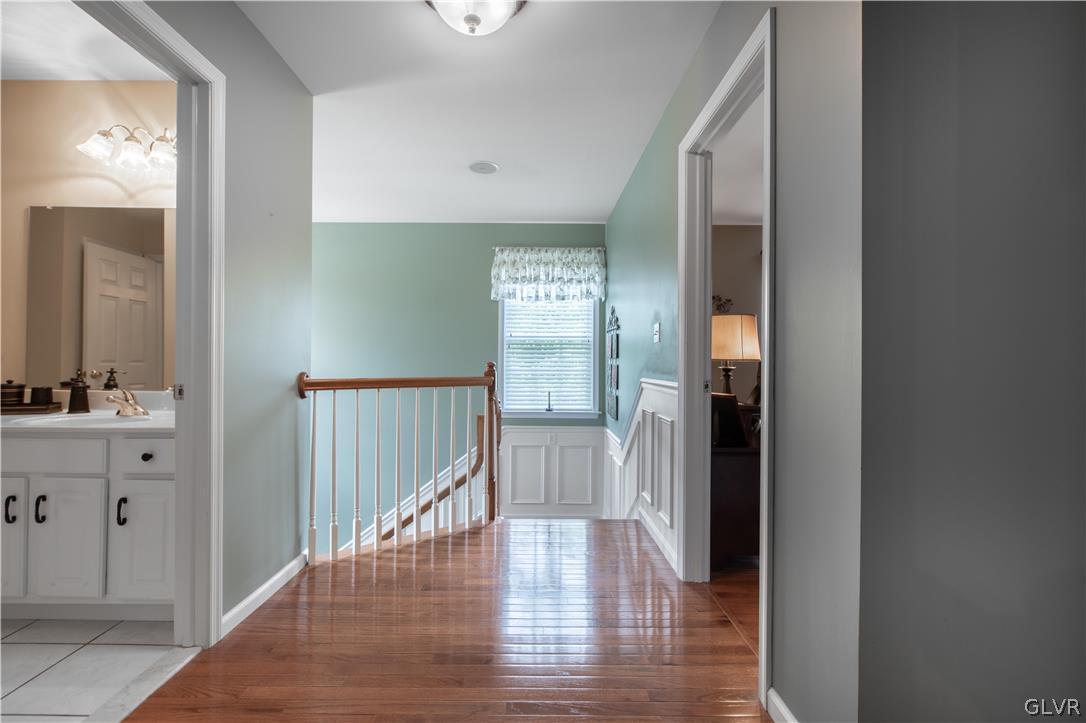 4142 Walter Road Bethlehem, PA 18020 - Photo 34 of 50 a view of hallway with wooden floor