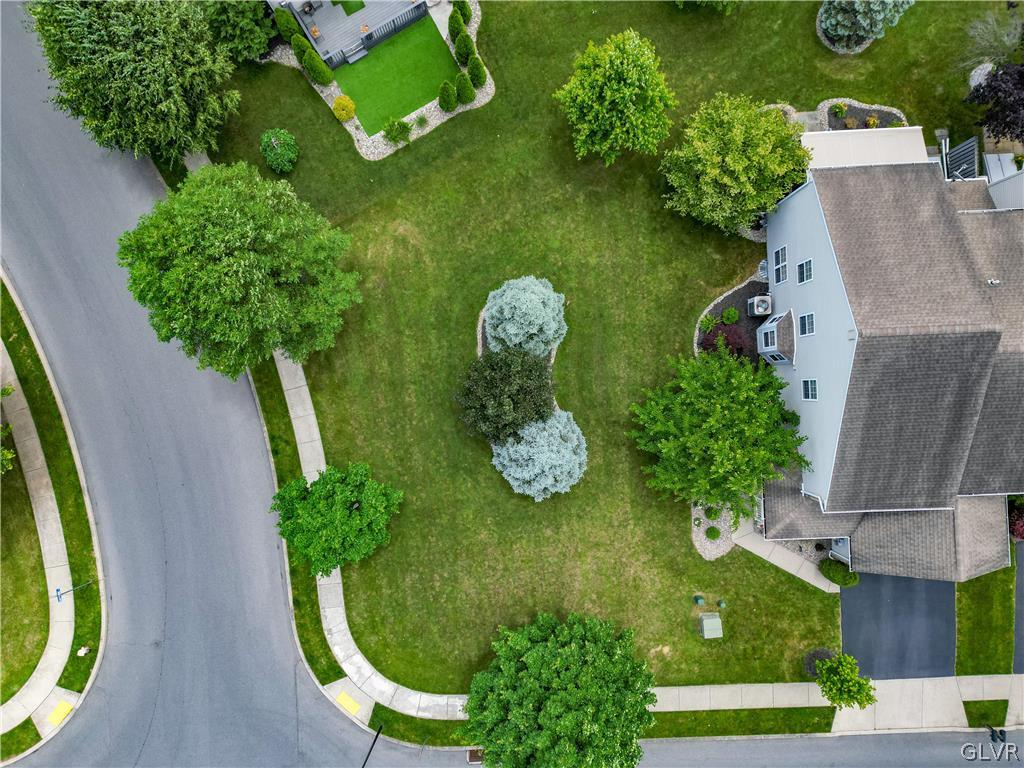 4142 Walter Road Bethlehem, PA 18020 - Photo 48 of 50 an aerial view of a house with swimming pool and outdoor seating