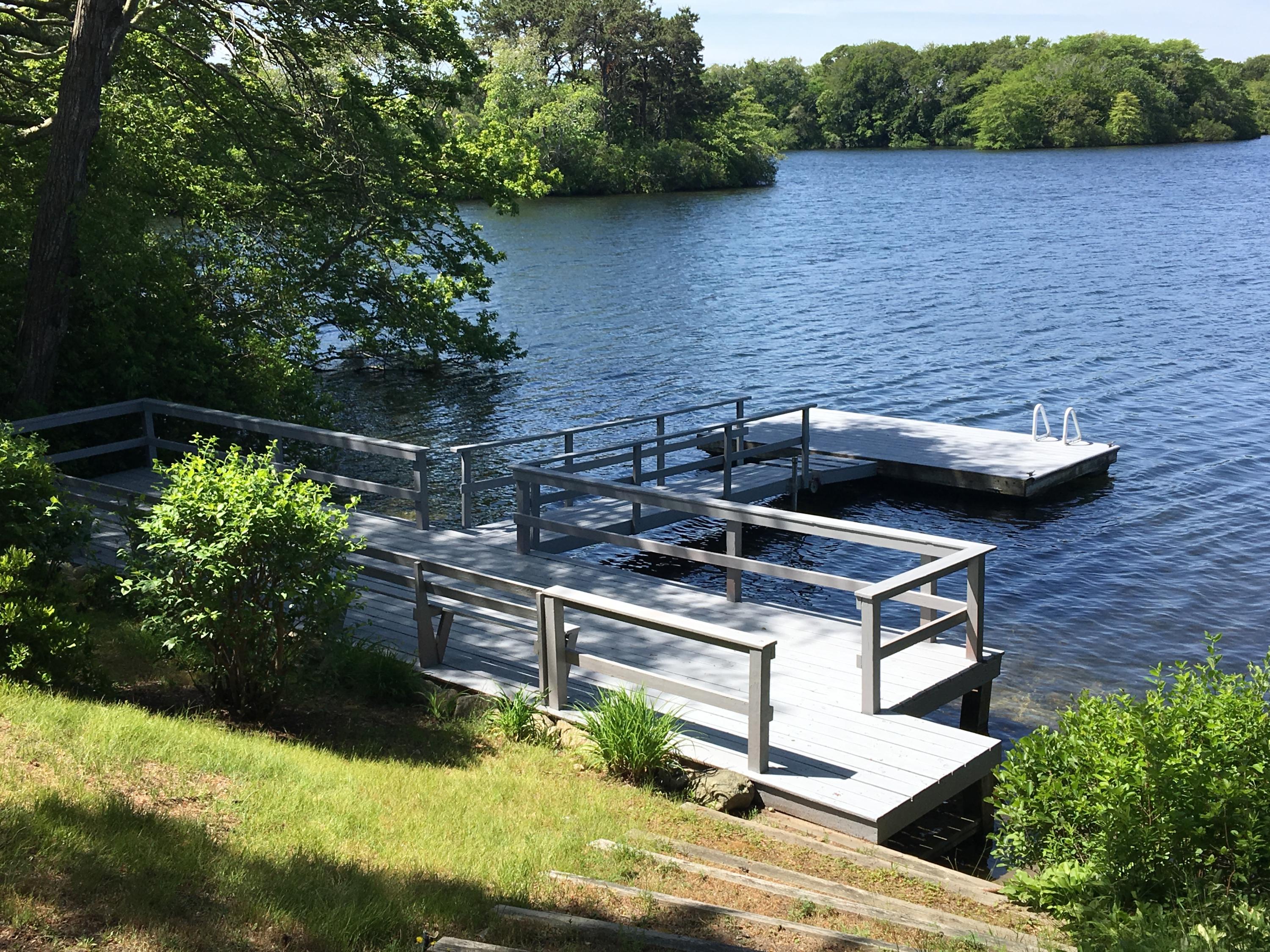 377 Huckins Neck Road Centerville, MA 02632 - Photo 26 of 26 Dock with Sitting Area