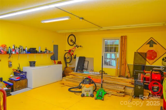 a view of a swimming pool with a lounge chairs