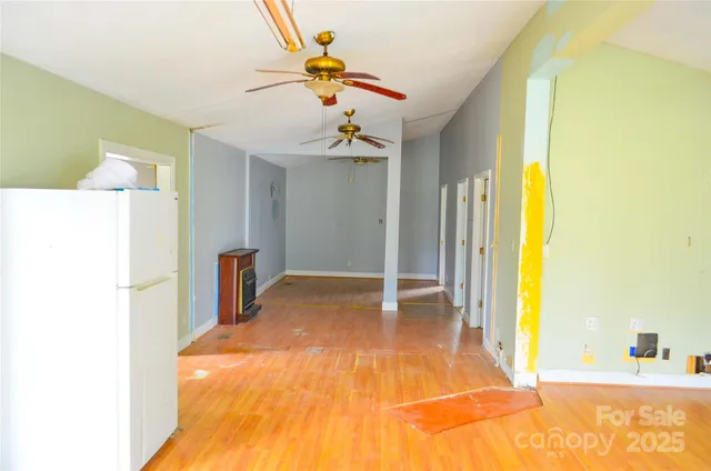a view of a indoor basketball court