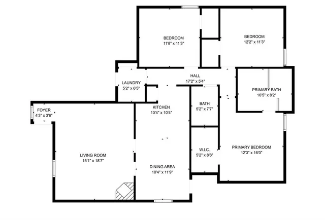a picture of a floor plan