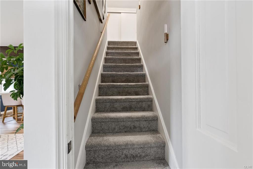 2051 Reading Avenue Reading, PA 19609 - Photo 18 of 45 a view of staircase with white walls