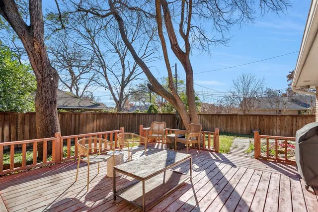 a view of a two chairs on the roof deck
