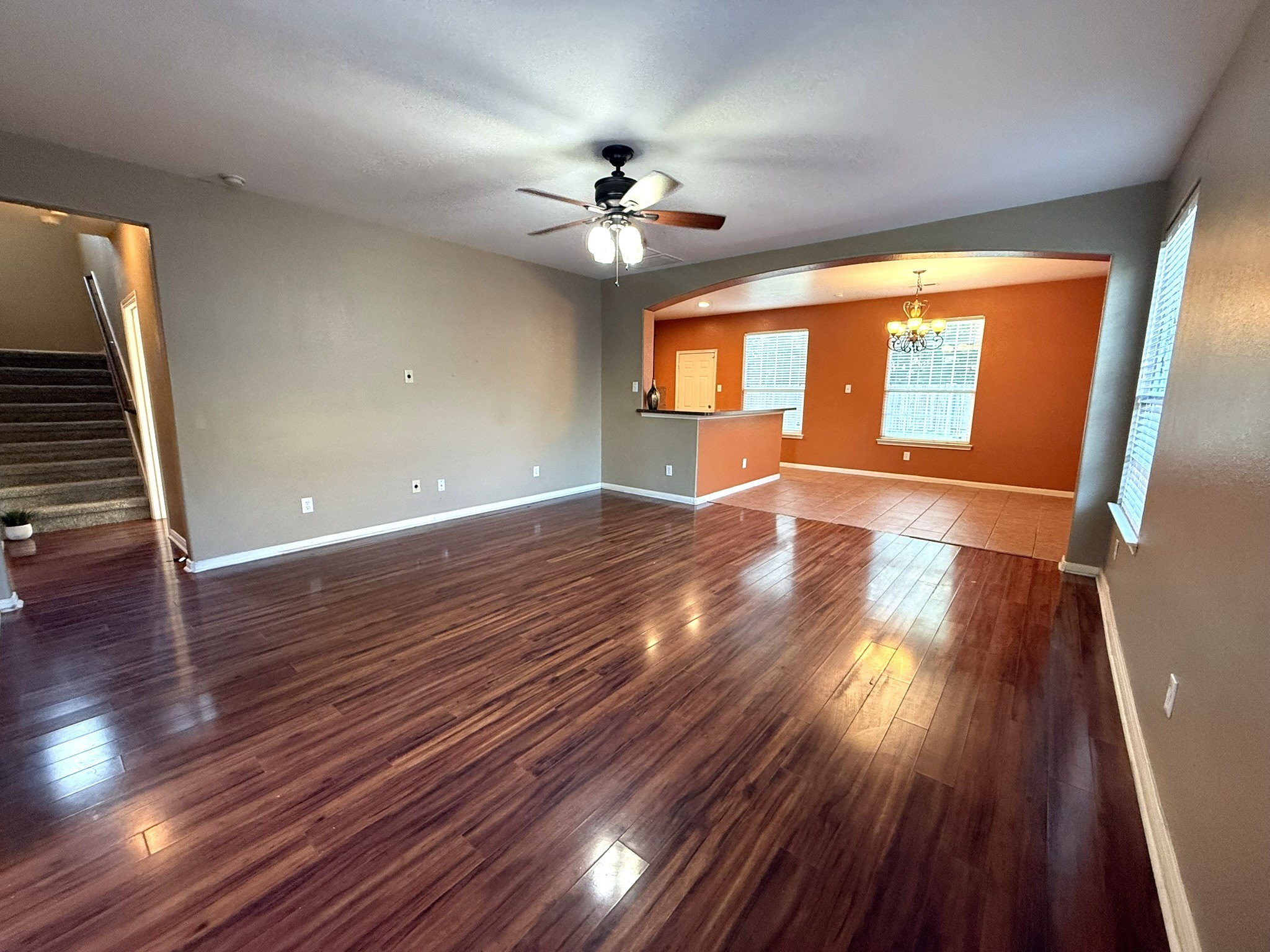 9429 Lambright Road Houston, TX 77075 - Photo 5 of 40 Stepping through the front door, the home opens into a massive, light-filled great room.