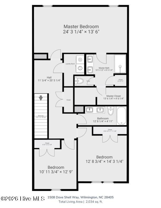 1508 Dove Shell Way Wilmington, NC 28405 - Photo 25 of 25 Floorplan 2