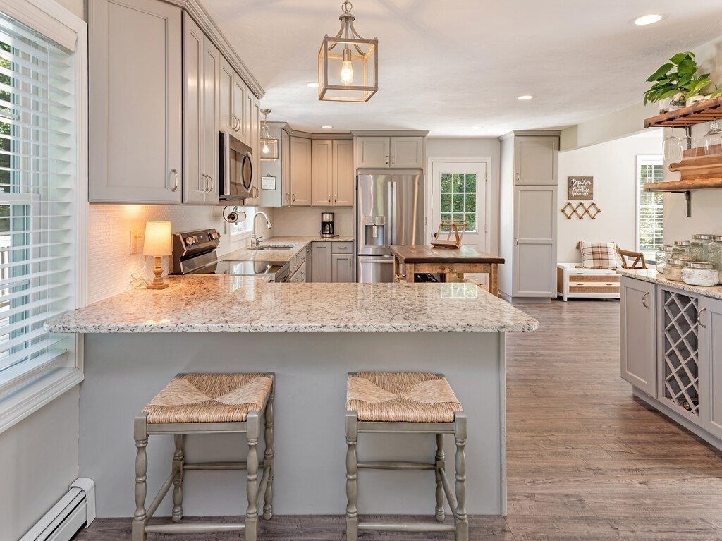 447 Ashby Road Ashburnham, MA 01430 - Photo 5 of 37 a kitchen with counter space cabinets and appliances