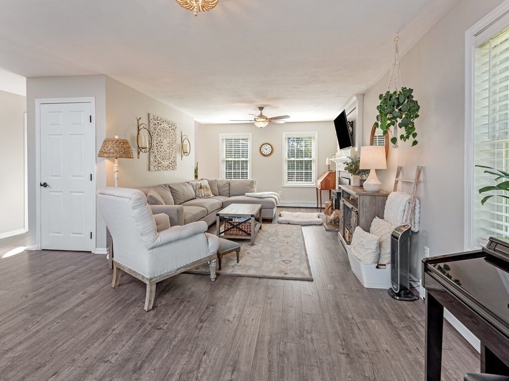 447 Ashby Road Ashburnham, MA 01430 - Photo 10 of 37 a living room with furniture and wooden floor