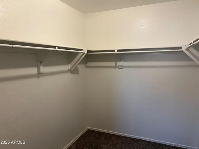 a close up view of racks on the wall