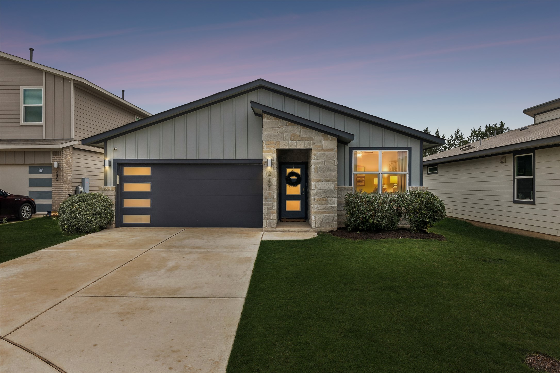 249 Century Plant Road Leander, TX 78641 - Photo 1 of 22 a house view with a garden space
