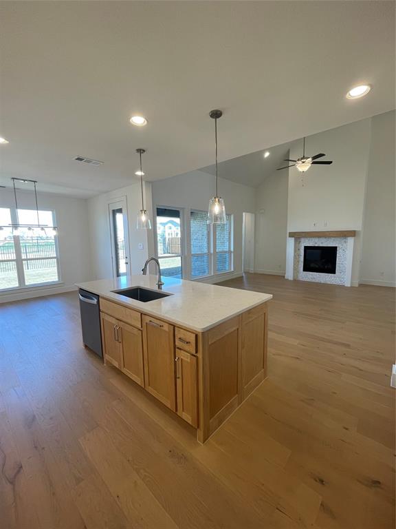 2124 Ten Mile Crk Road Celina, TX 75009 - Photo 30 of 30 a large kitchen with stainless steel appliances a large counter top