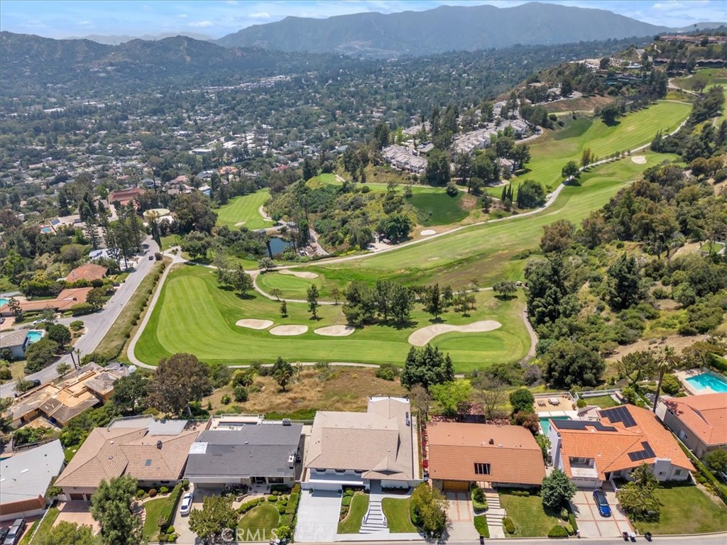 5441 Burning Tree Drive La Canada Flintridge, CA 91011 - Photo 32 of 32 an aerial view of residential houses and outdoor space