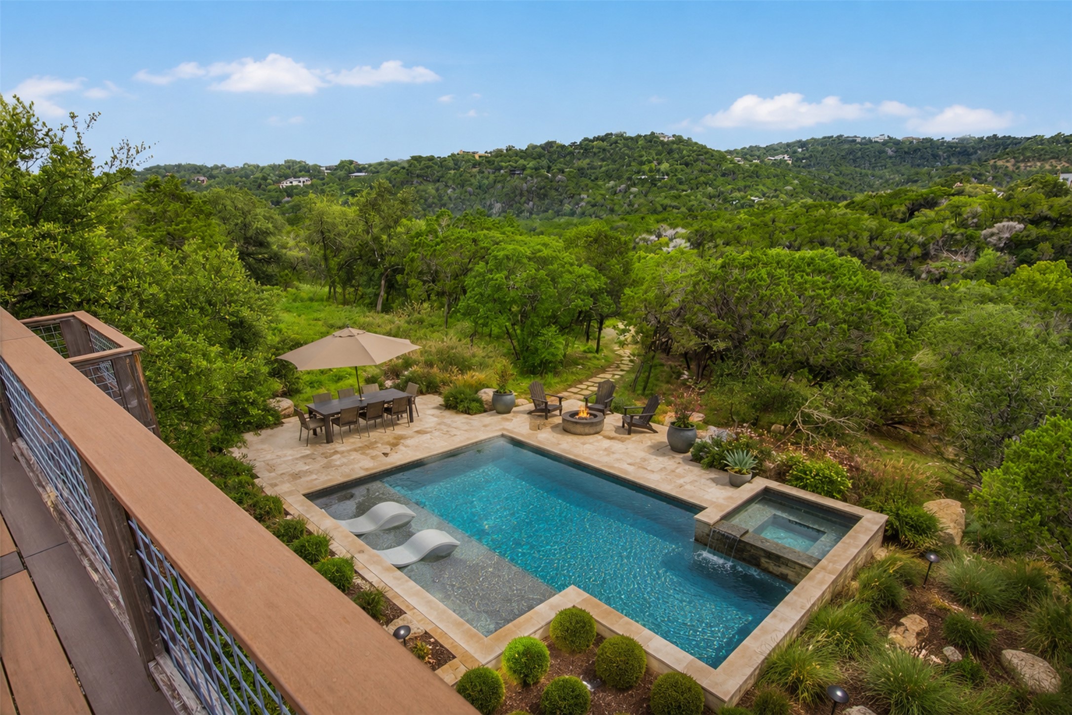 1504 Twilight Ridge Drive Austin, TX 78746 - Photo 6 of 30 If you want a pool, this could be right out your window!