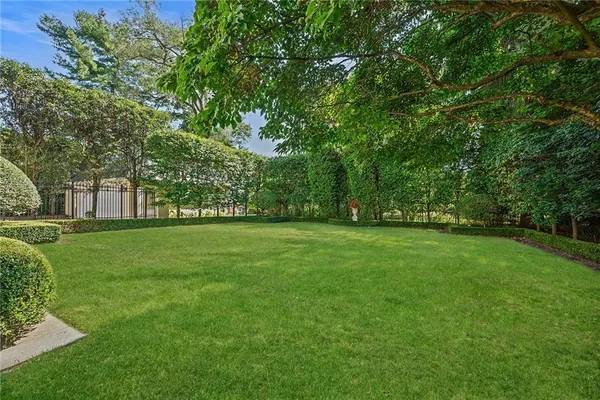 a view of yard with green space