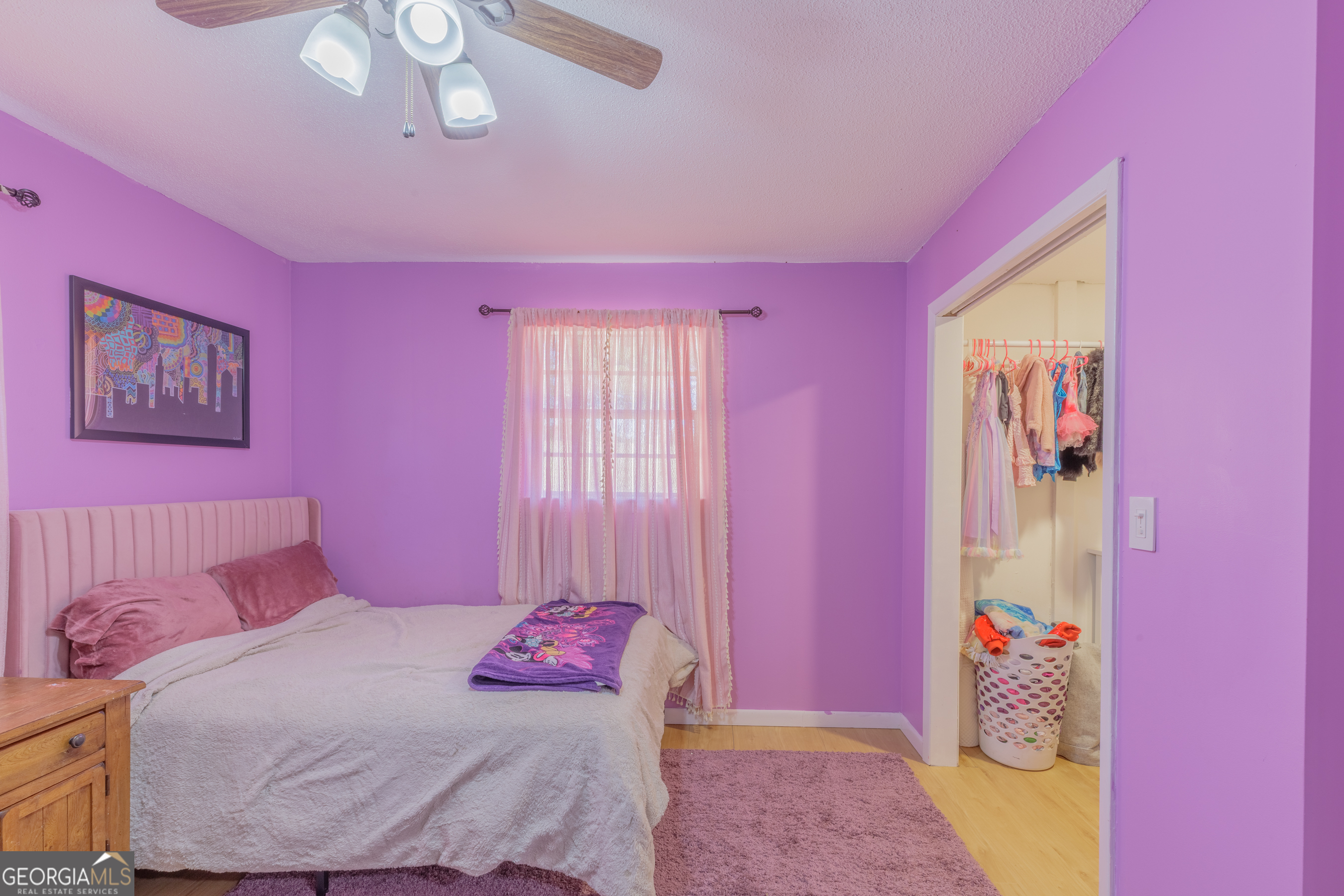 1144 Ridgeway Road LaFayette, GA 30728 - Photo 13 of 66 a bedroom with a bed and a chandelier
