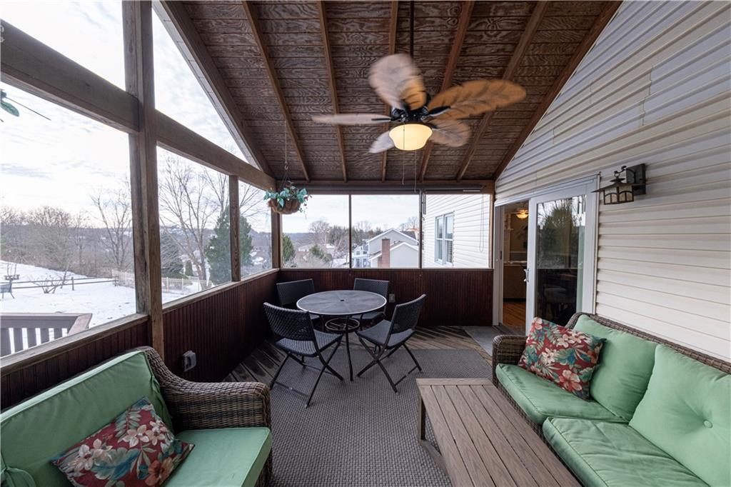 602 Hemlock Road Coraopolis, PA 15108 - Photo 33 of 40 a balcony with furniture and a large window