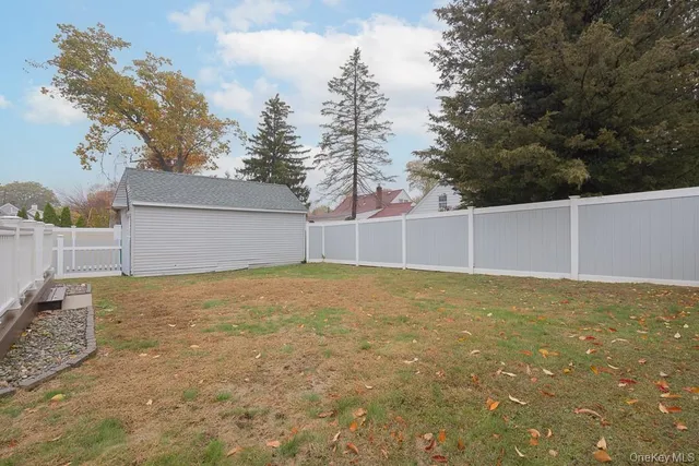 a view of backyard and outdoor space