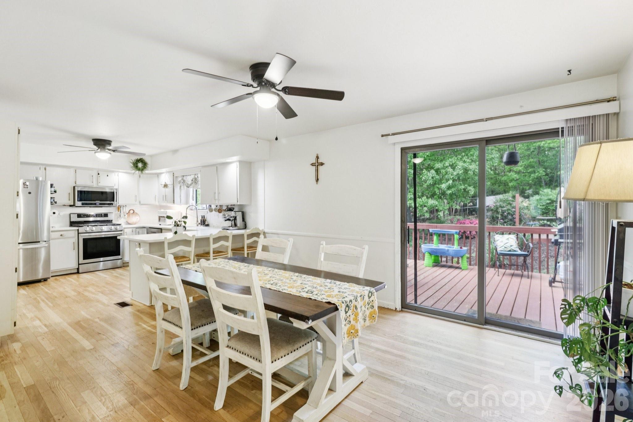 5483 Valley Run Street Hickory, NC 28601 - Photo 15 of 48 a view of a dining room with furniture window and outside view
