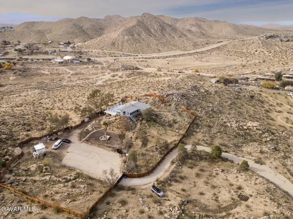 a view of kitchen and mountain