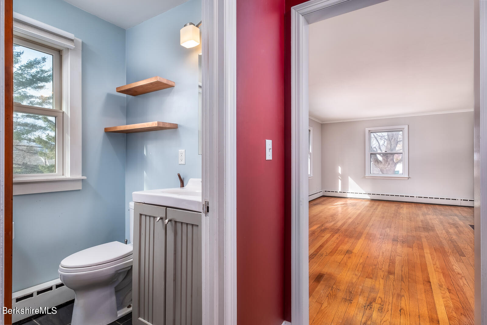 24 Henderson Road Williamstown, MA 01267 - Photo 9 of 17 a bathroom with a sink and a toilet