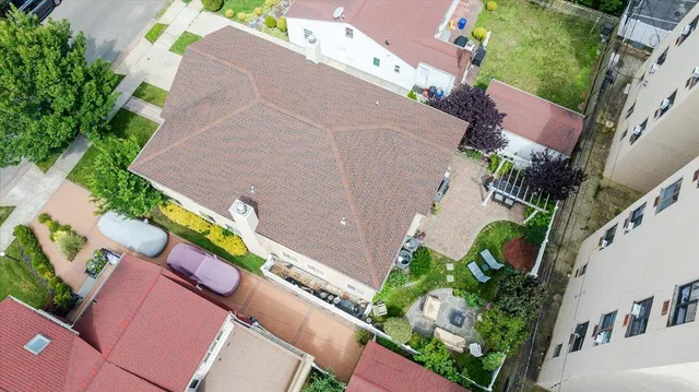 a view of a city with tall buildings