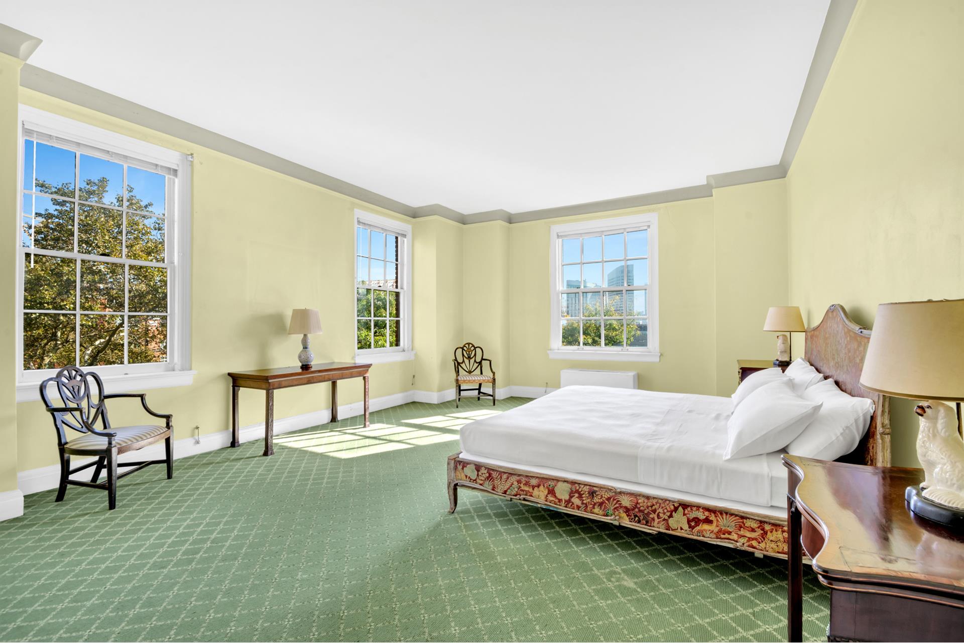 1 Sutton Place South, Unit 4C Manhattan, NY 10022 - Photo 33 of 35 a bedroom with a bed and a window