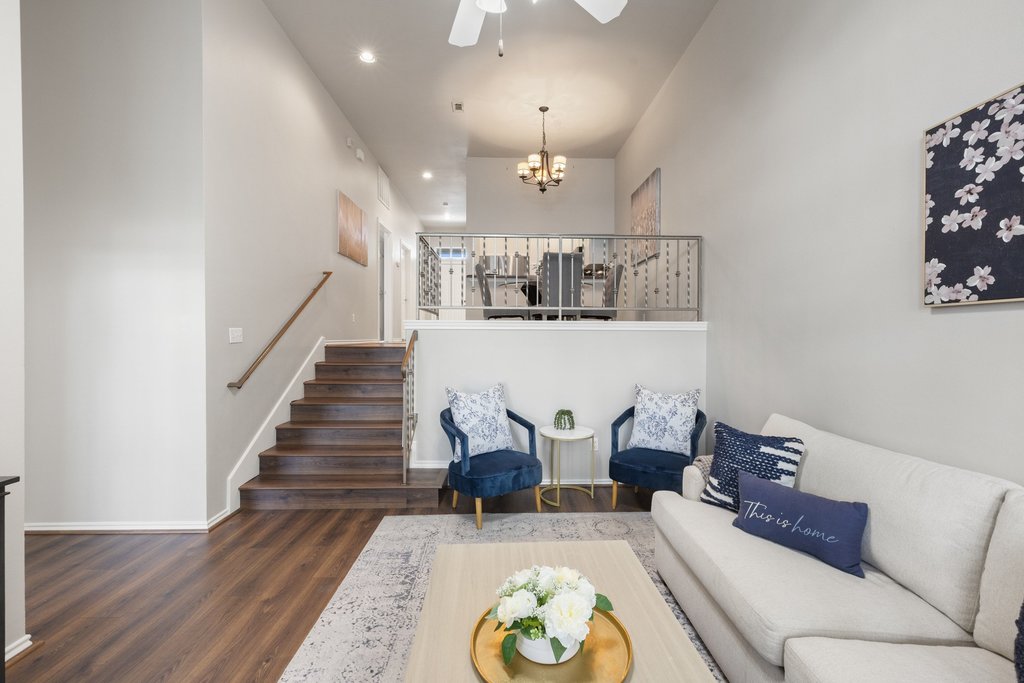 2918 Ranch Road 620 North, Unit 268 Austin, TX 78734 - Photo 21 of 40 LVP floors and a soaring ceiling define this multi-level layout.