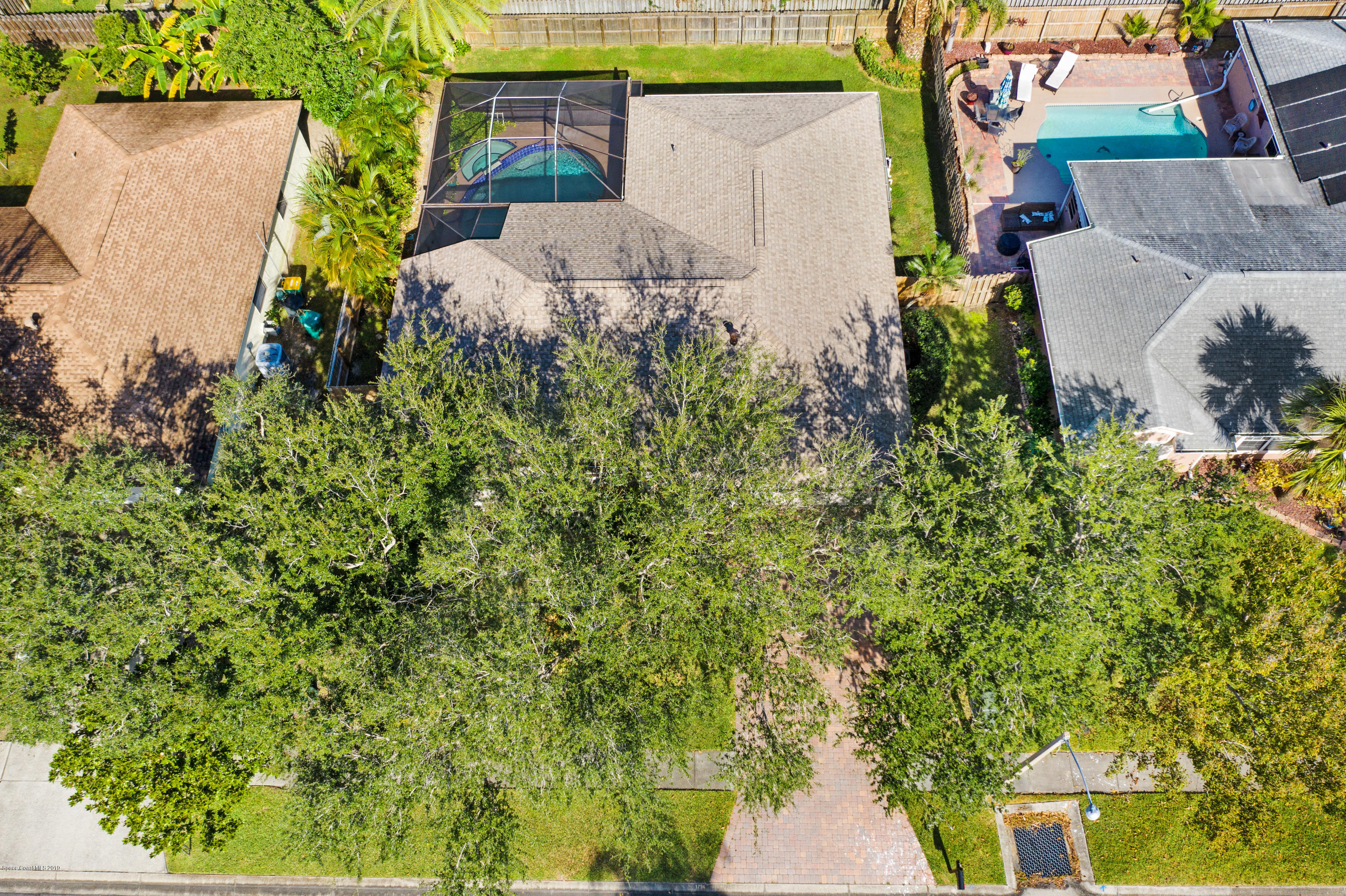 1796 Mallard Lake Road Melbourne, FL 32940 - Photo 36 of 36 aerial view