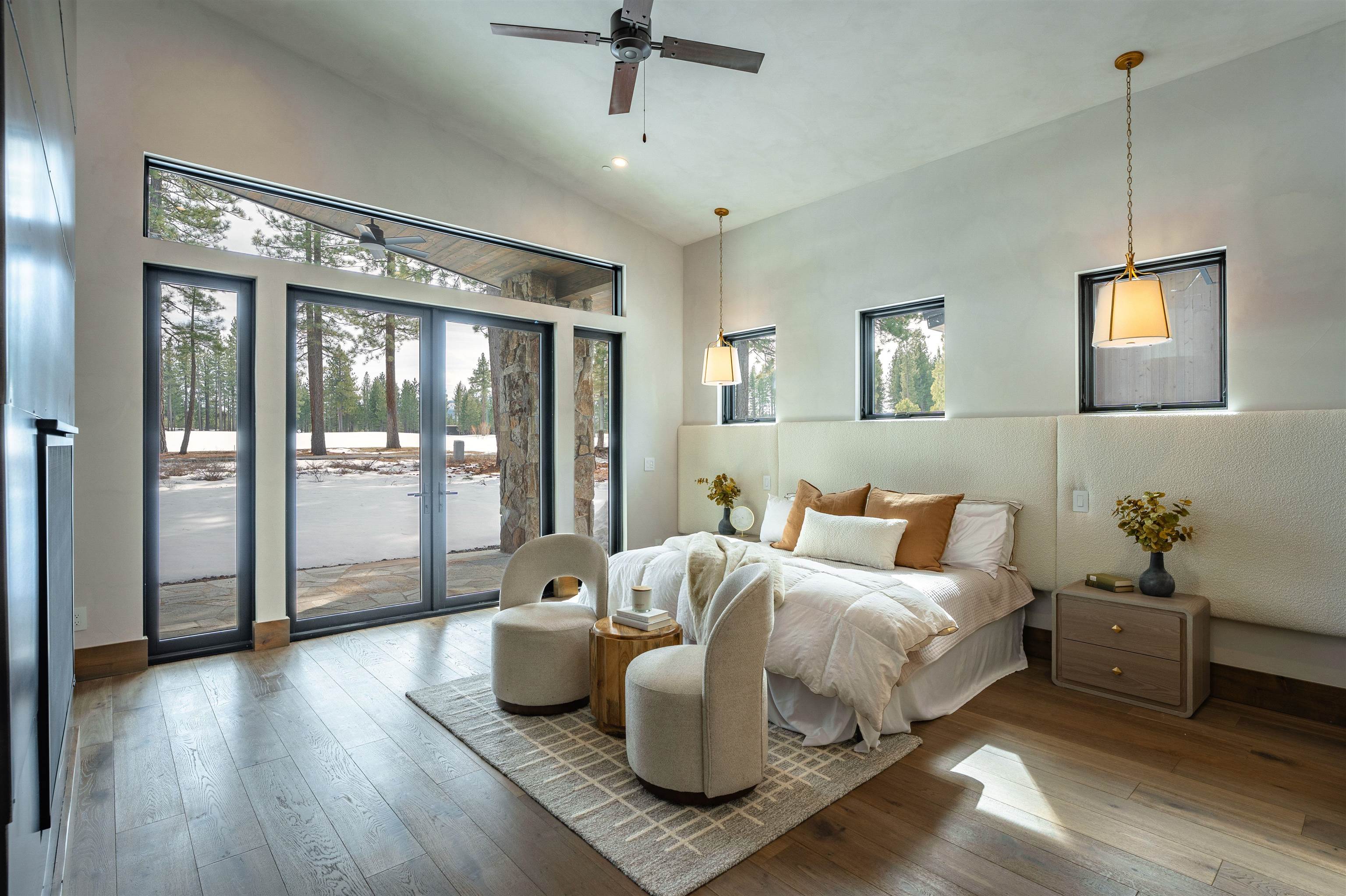 11646 Henness Road Truckee, CA 96161 - Photo 17 of 28 a bedroom with bed and wooden floor