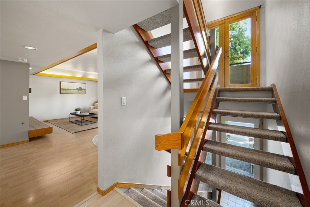 670 Chorro Street, Unit D San Luis Obispo, CA 93401 - Photo 20 of 40 a view of staircase with furniture and staircase