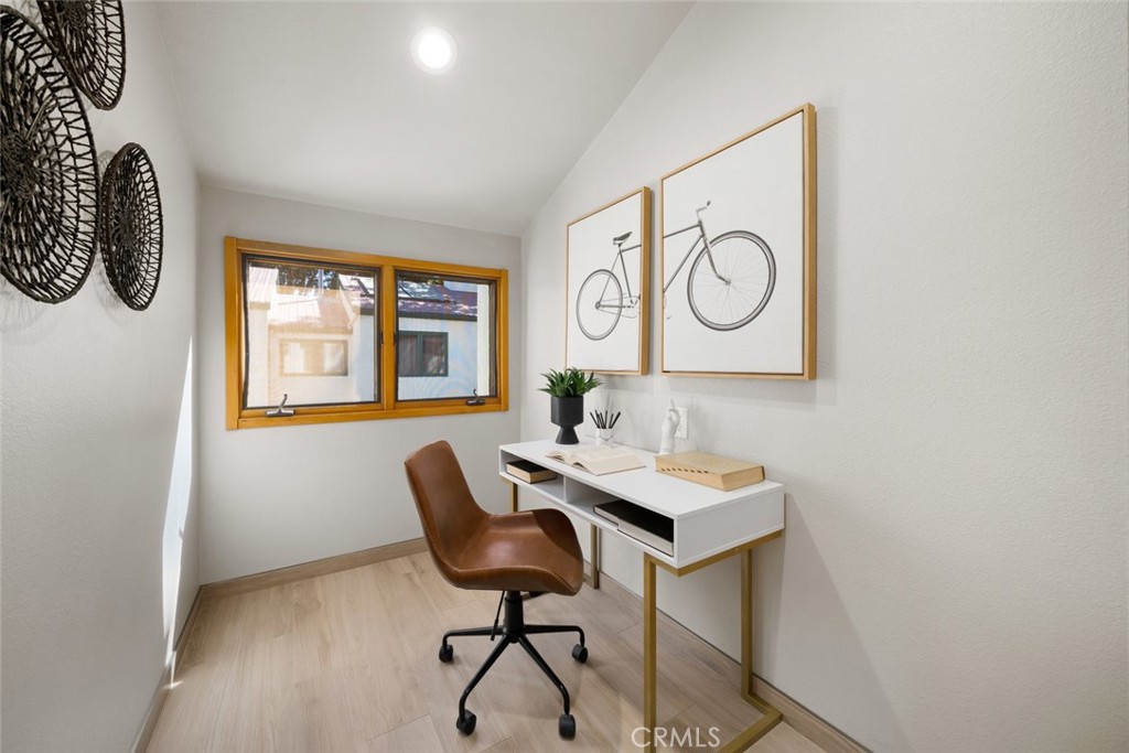 670 Chorro Street, Unit D San Luis Obispo, CA 93401 - Photo 33 of 40 a view of a workspace with furniture and a window