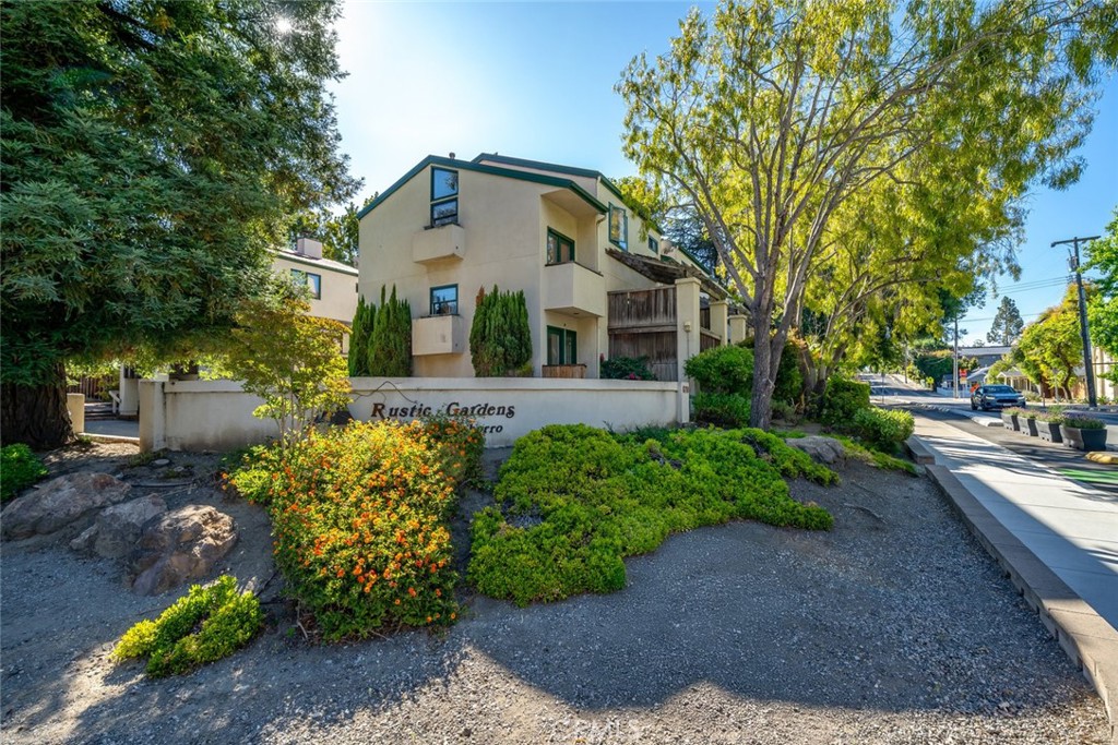 670 Chorro Street, Unit D San Luis Obispo, CA 93401 - Photo 40 of 40 a front view of a house with garden