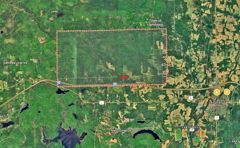 1961 Ludlow Road Ludlow, ME 04730 - Photo 28 of 33 ludlow-maine-aerial-map