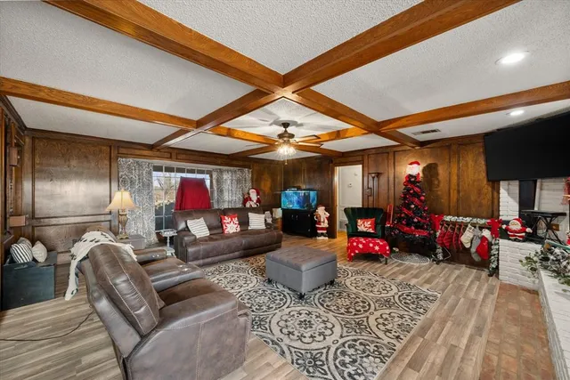 a living room filled with lots of furniture