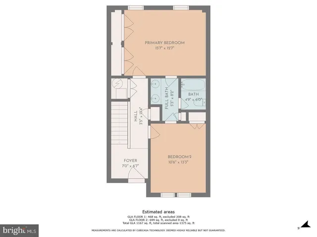 a backyard of a house