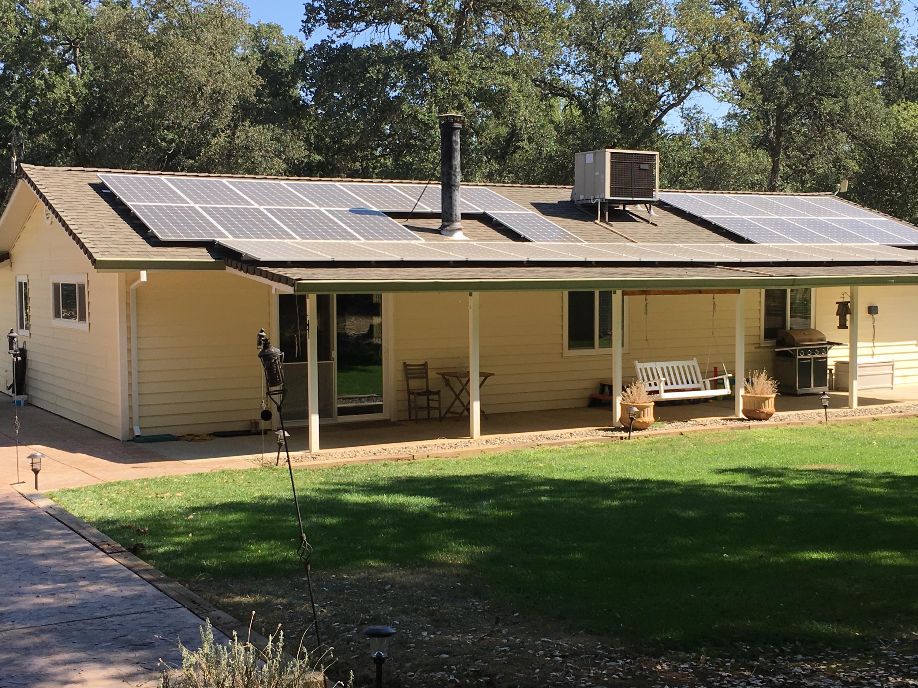 17215 Bowman Road Cottonwood, CA 96022 - Photo 3 of 30 Back yard/ solar