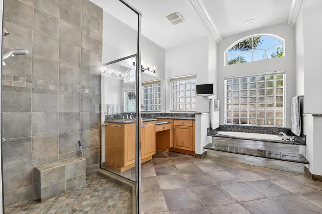 a view of balcony with seating space and hardwood floor