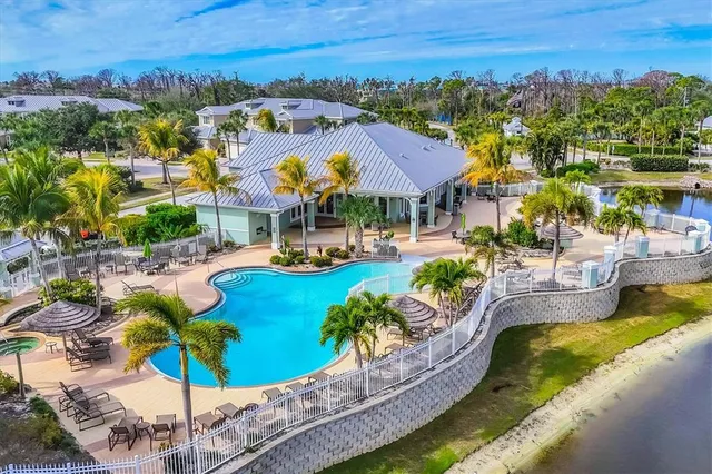 a view of a city with an ocean view