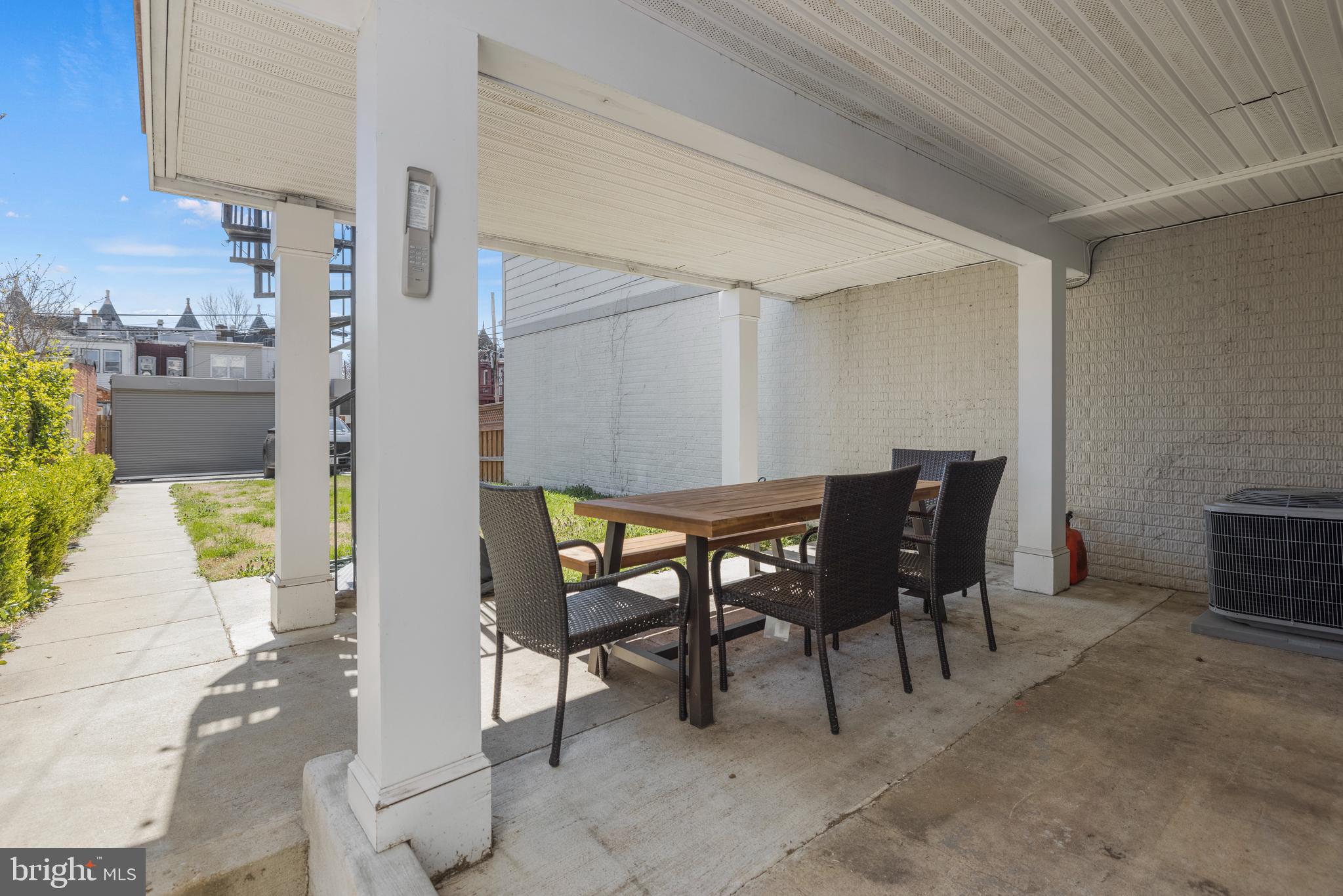 72 Adams Street Northwest, Unit 1 Washington, DC 20001 - Photo 3 of 23 Private Patio with fenced-in backyard