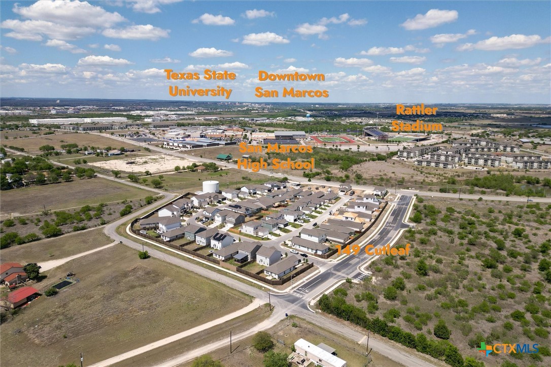 149 Cutleaf, Unit 31 San Marcos, TX 78666 - Photo 22 of 26 an aerial view of a city