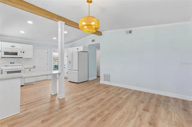 a view of an empty room