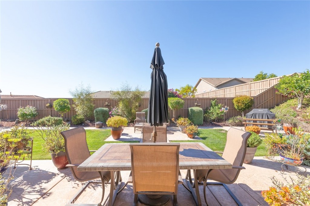 227 Tom McGuinness Jr Circle Fallbrook, CA 92028 - Photo 35 of 42 a view of an outside dining space with furniture