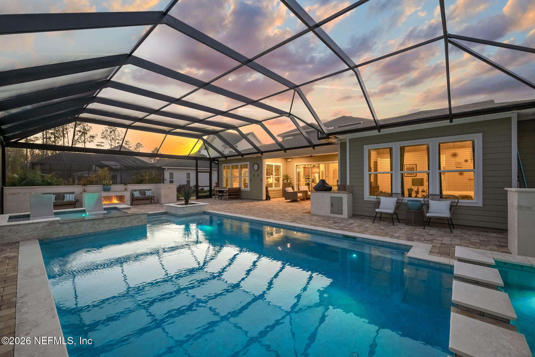 27 Honey Blossom Road St. Johns, FL 32259 - Photo 111 of 111 Pool at Twilight