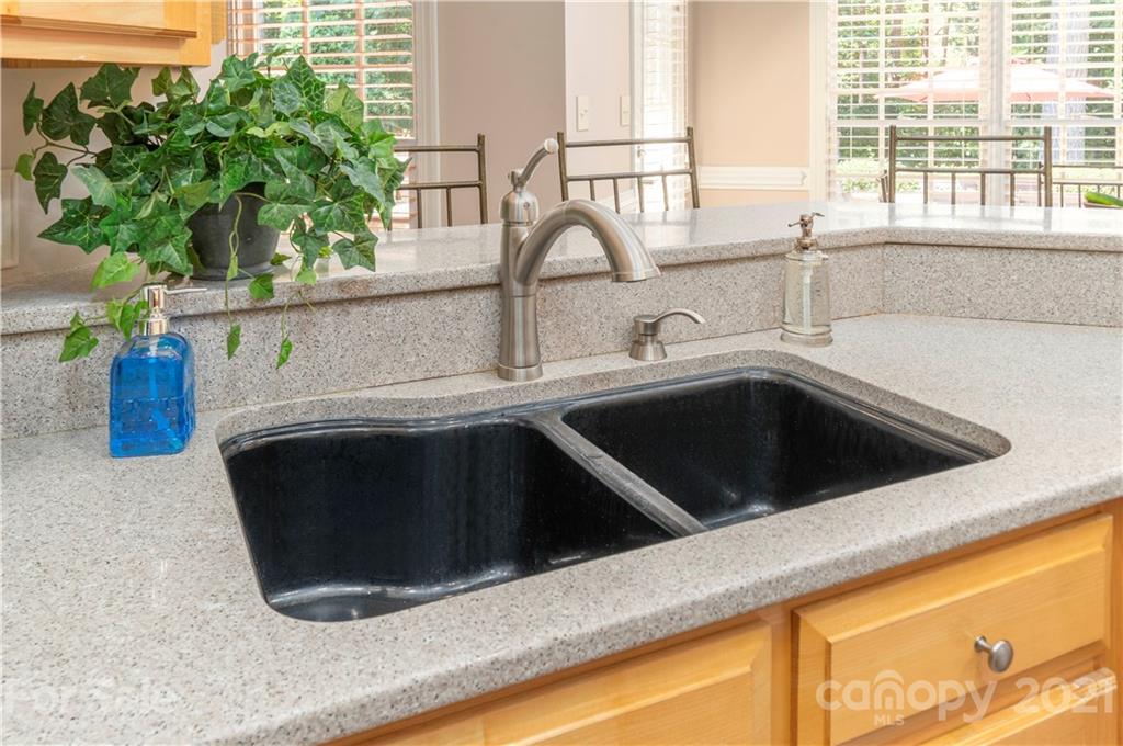 6607 Fox Ridge Circle Davidson, NC 28036 - Photo 12 of 48 a kitchen with a sink and potted plant