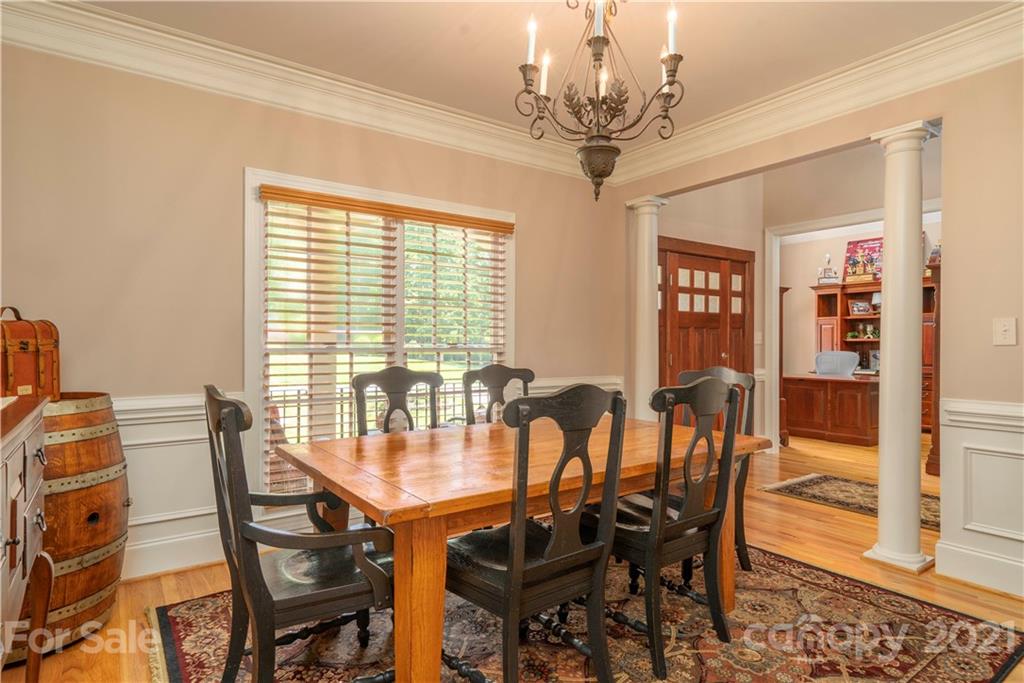 6607 Fox Ridge Circle Davidson, NC 28036 - Photo 8 of 48 a view of a dining room with furniture window and outside view