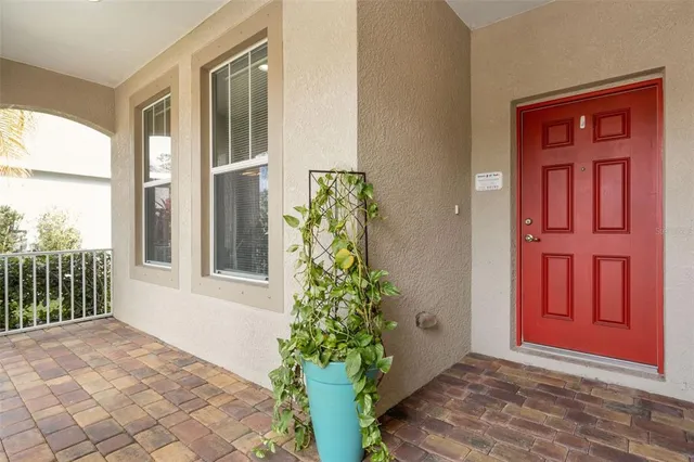 a view of front door