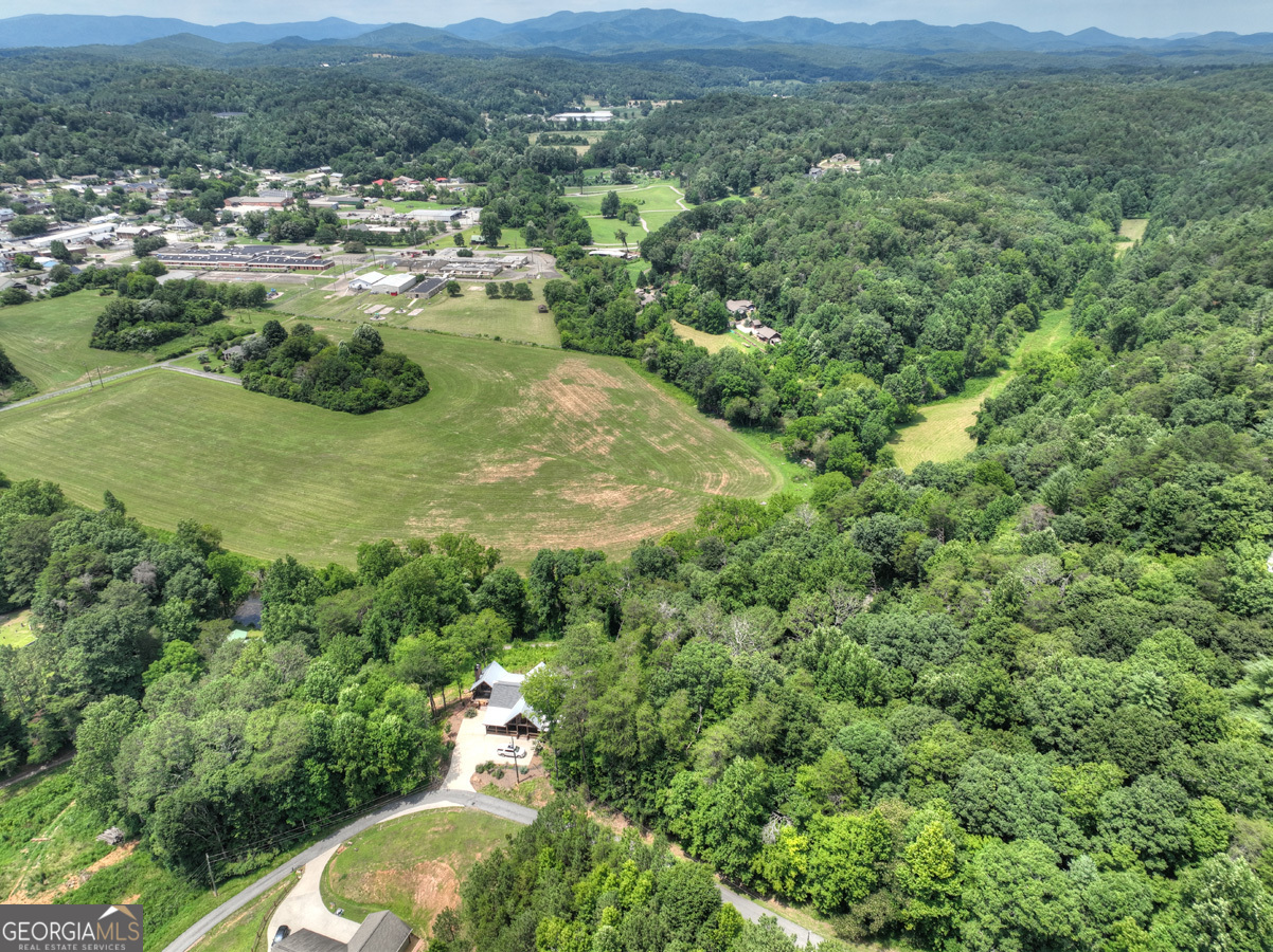 Lot 4 Mountain Trace Ellijay, GA 30540 - Photo 7 of 16 an aerial view of residential houses with outdoor space and trees