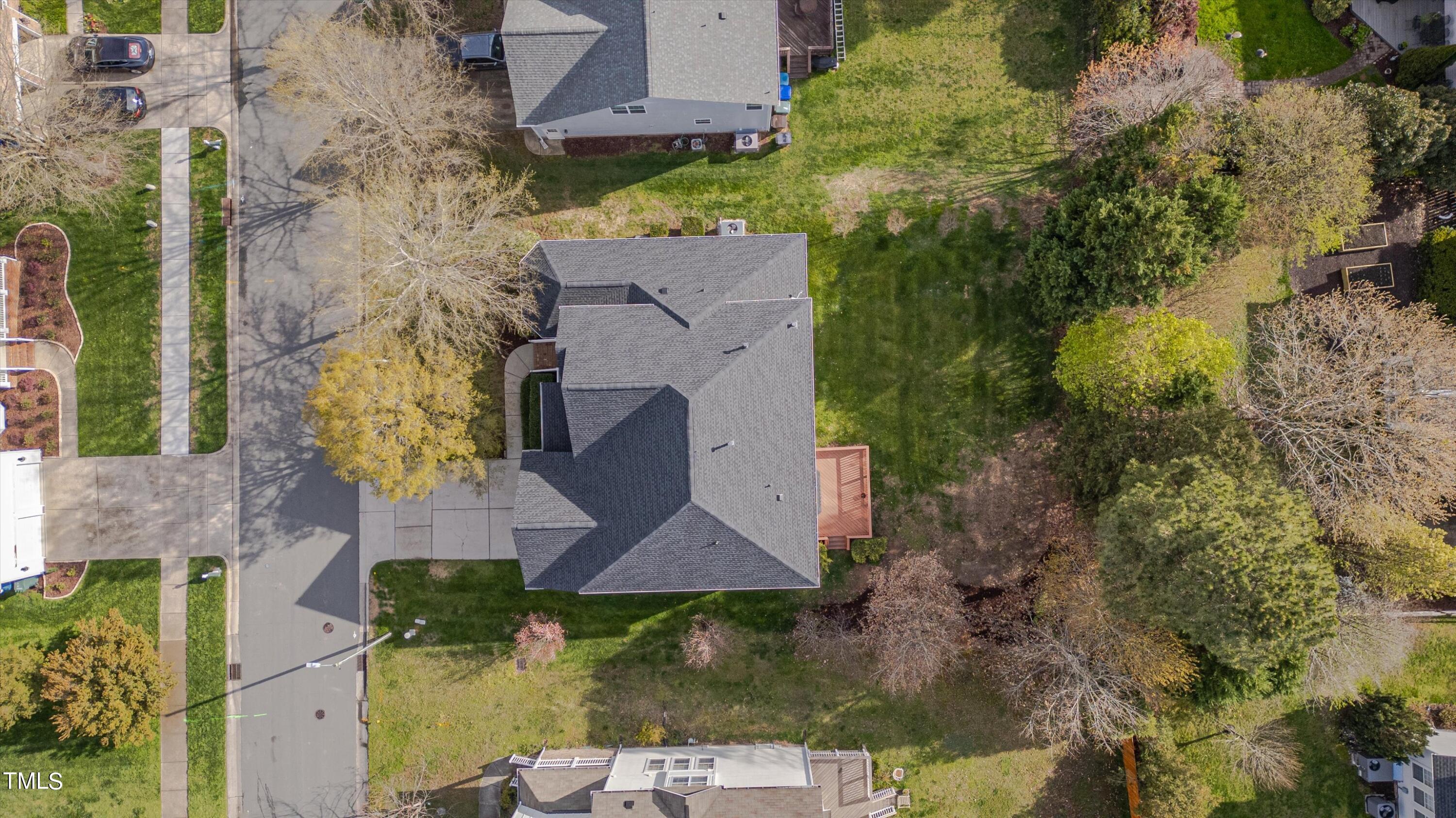 518 Panthers Run Drive Durham, NC 27713 - Photo 39 of 39 an aerial view of residential houses with outdoor space