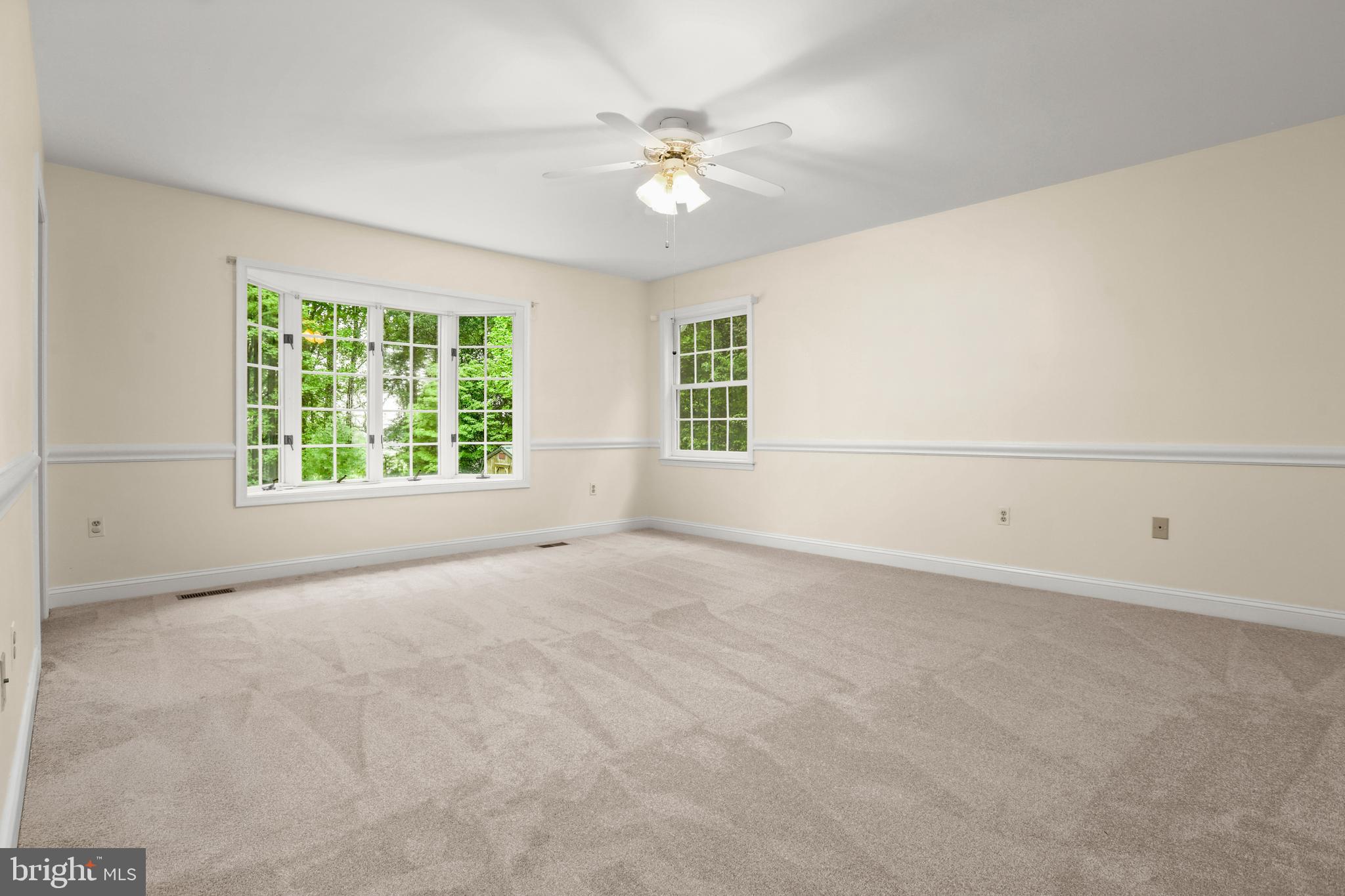 5602 Patterson Road Baldwin, MD 21013 - Photo 62 of 88 Primary Bedroom w/ brand new carpet & ceiling fan